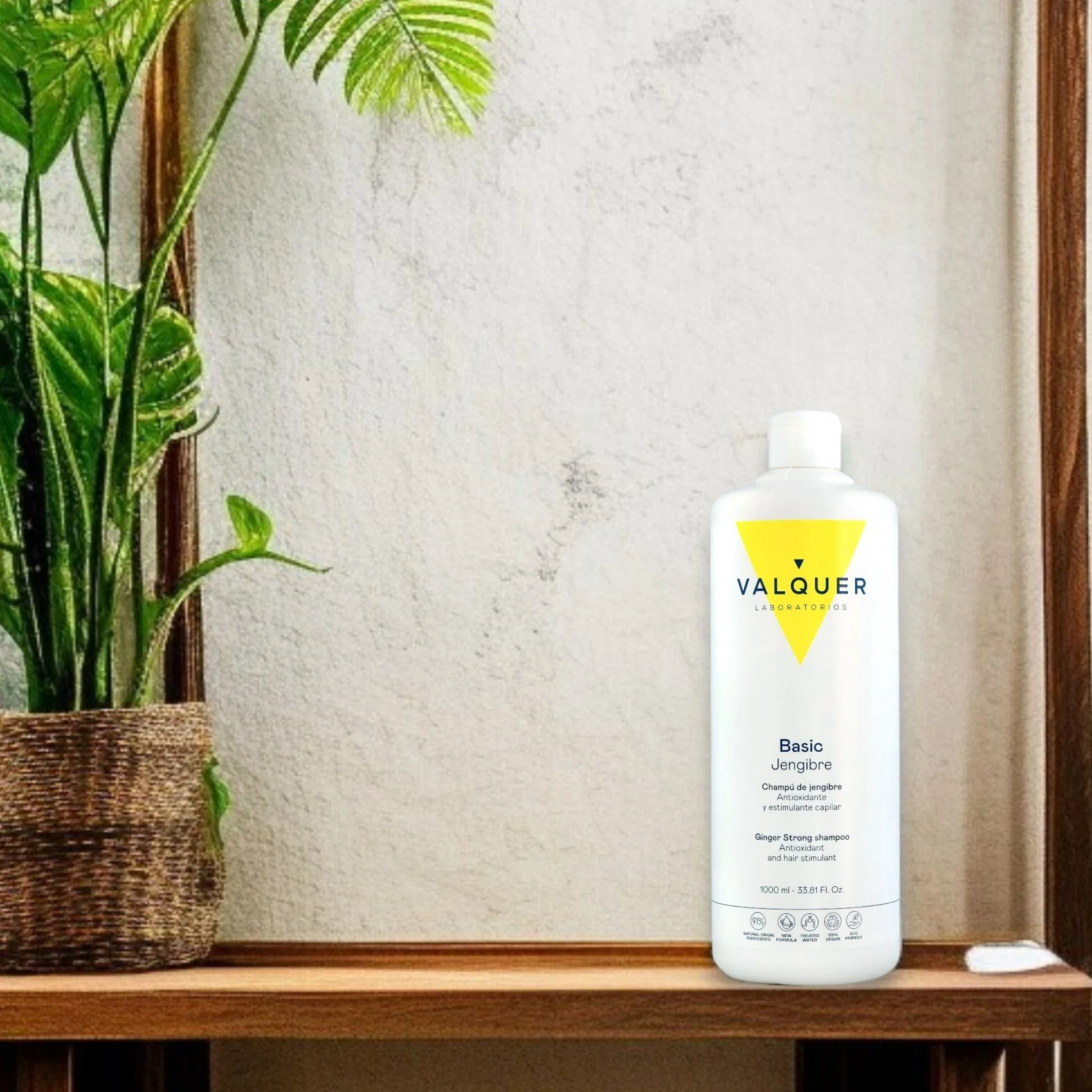 Champú Jengibre Ginger Strong - Anticaspa, Revitalizante y Fortalecedor - 1000 ml - Imagen 4