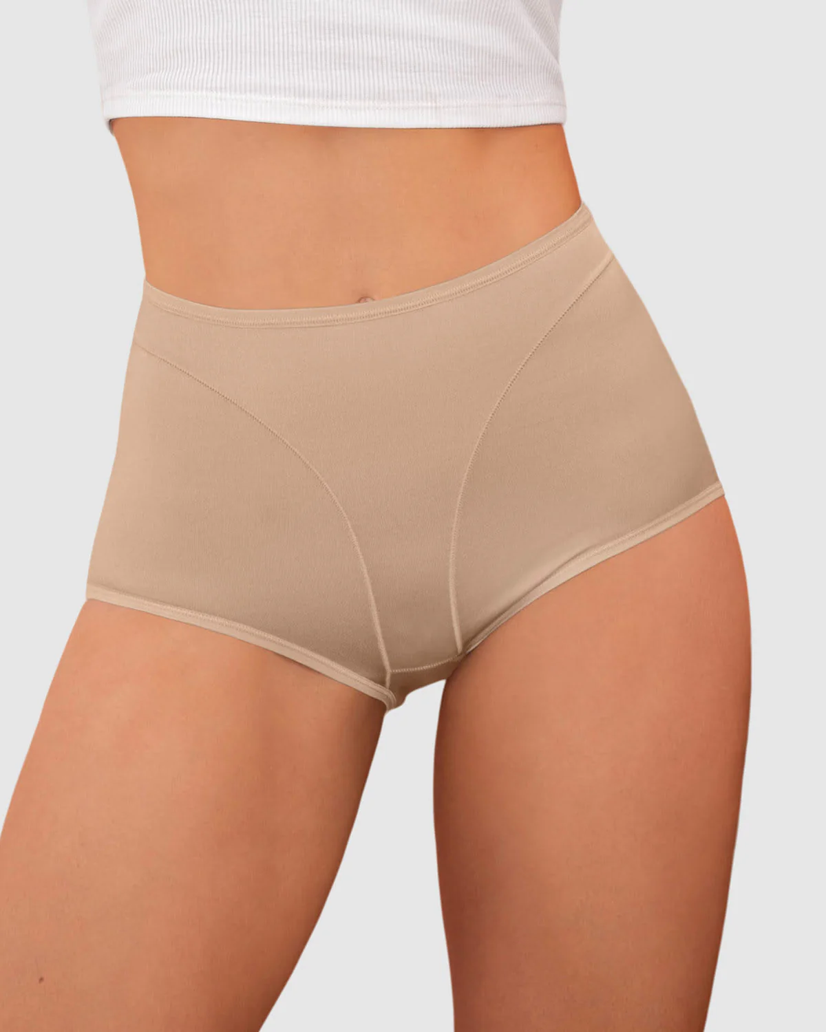 Panty clásico tiro alto de control de abdomen - Imagen 8