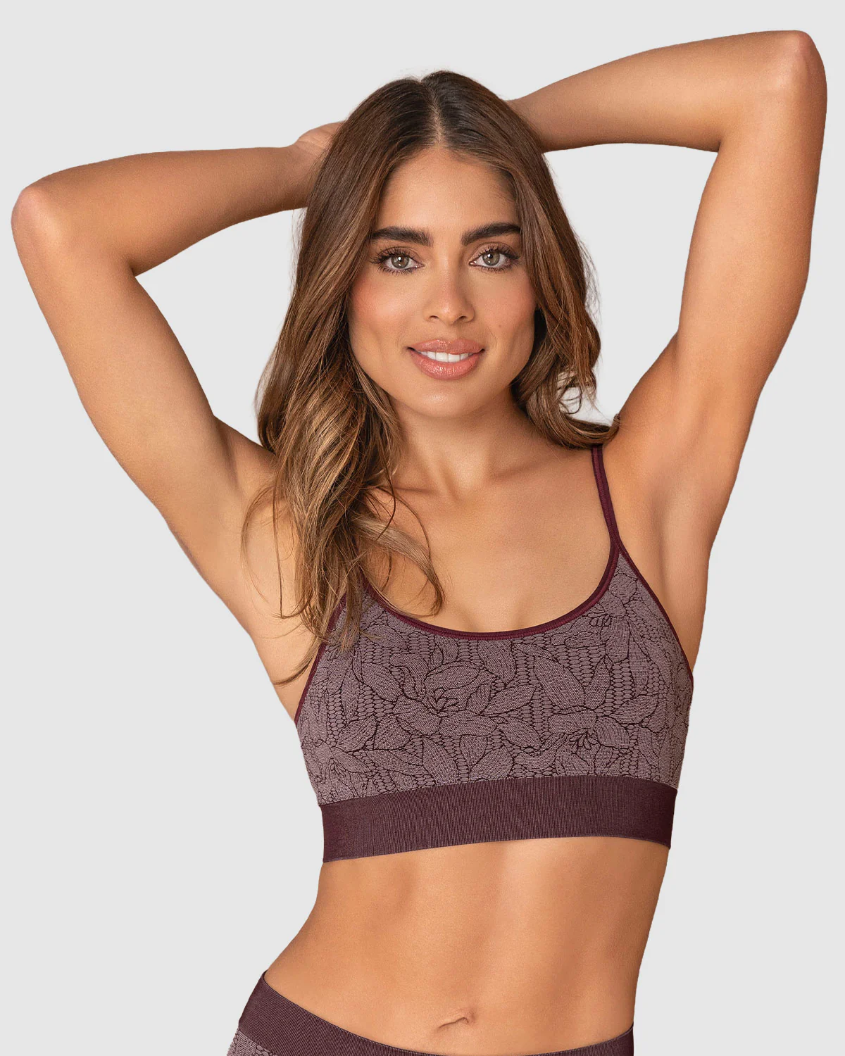 Top en animal print ultraligero en tecnología seamless - Imagen 6