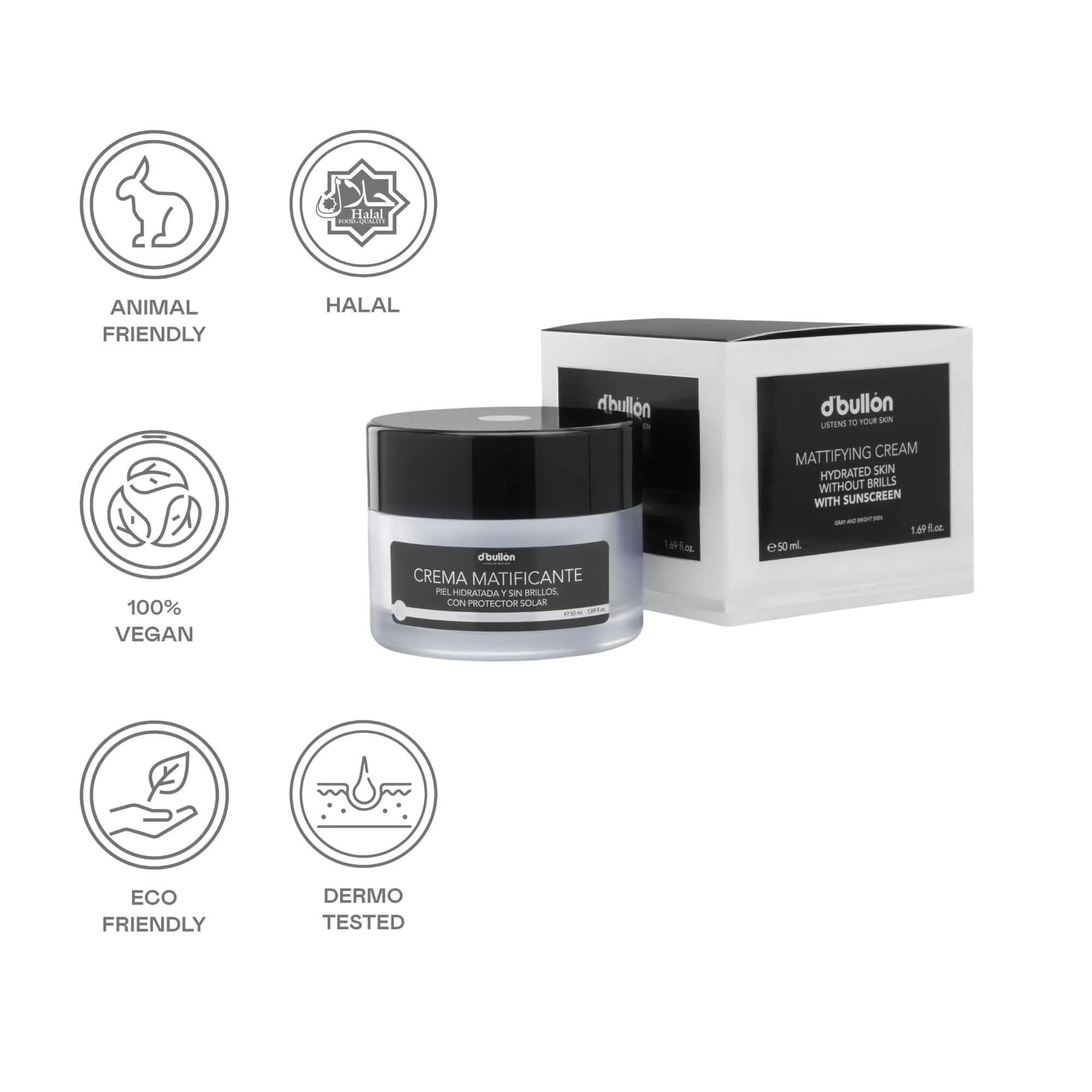 Crema facial matificante Pieles grasas - 50 ml - Imagen 5