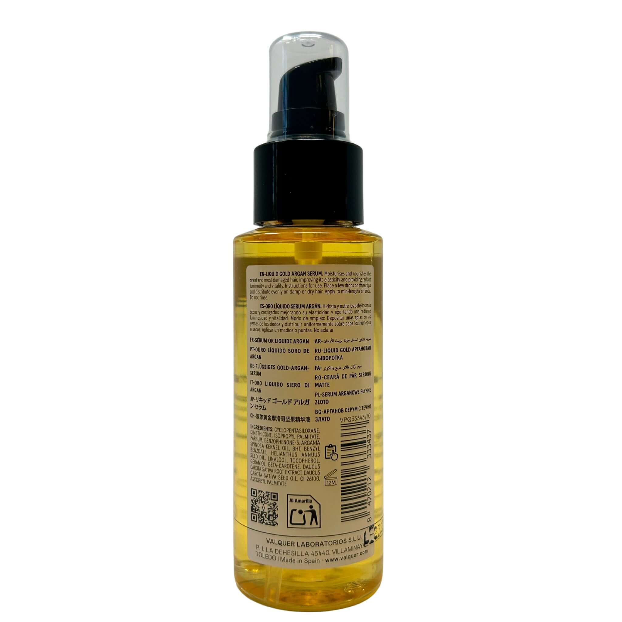Sérum con Aceite de Argán y Oro Líquido - 100 ml - Imagen 4