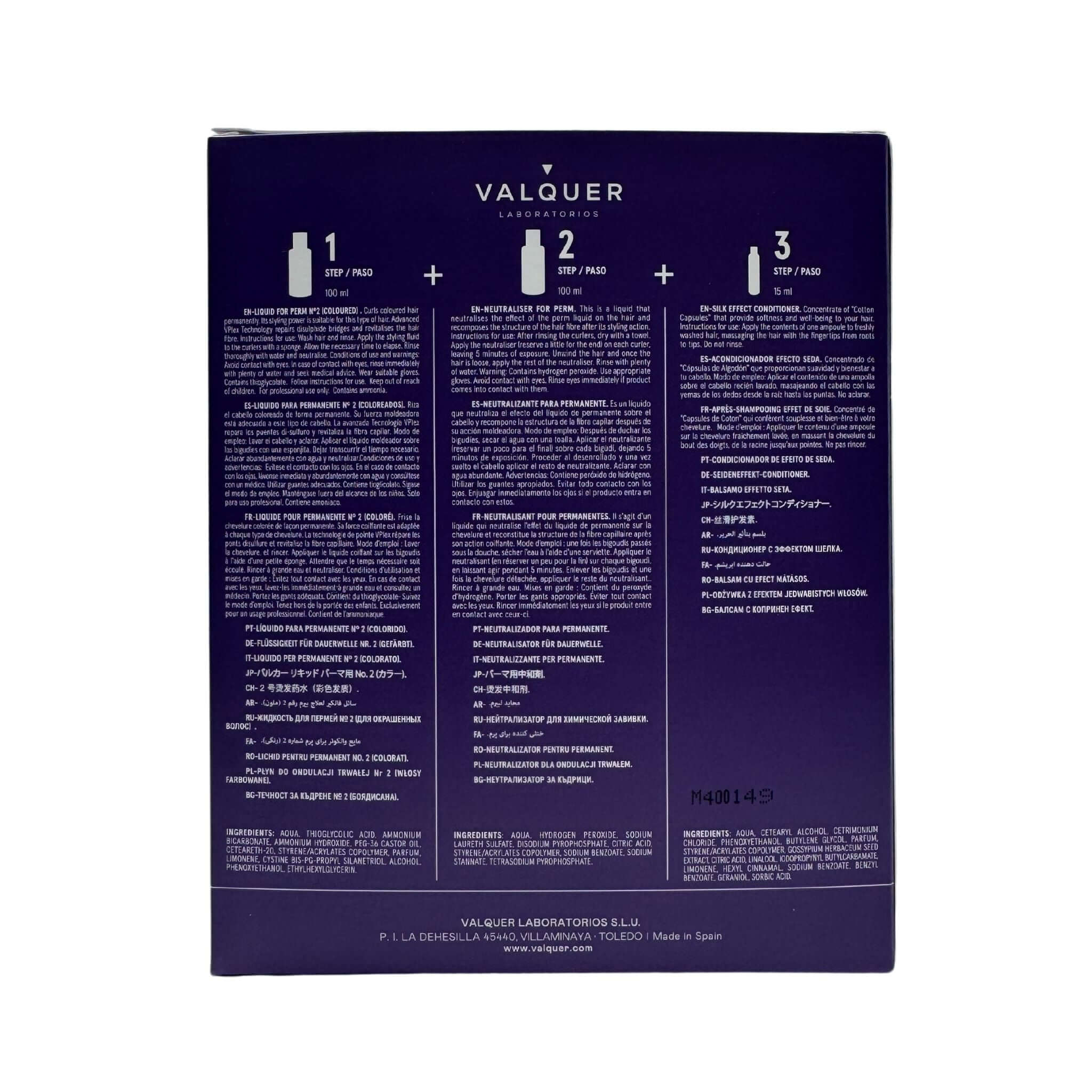 Kit Profesional para Permanente – Nº 2 (Cabello Teñido) - 210 ml - Imagen 5