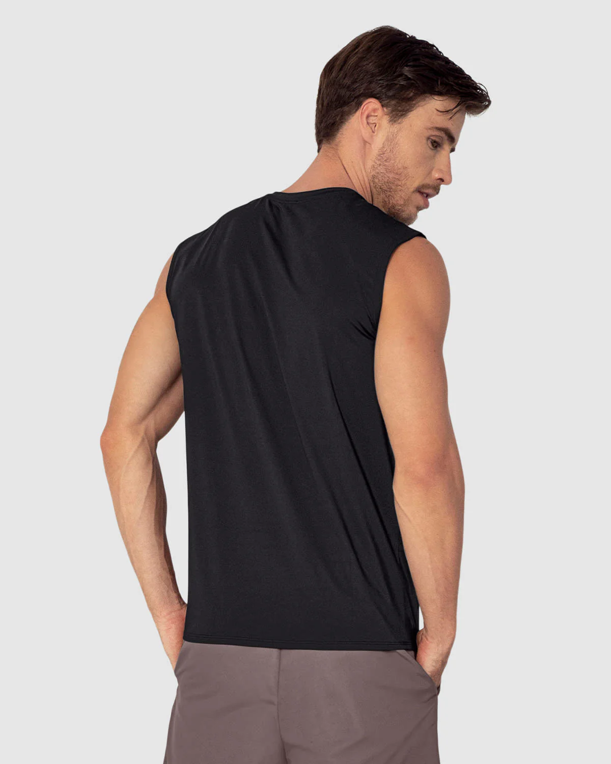 Camiseta manga sisa deportiva y de secado rápido para hombre - Imagen 6
