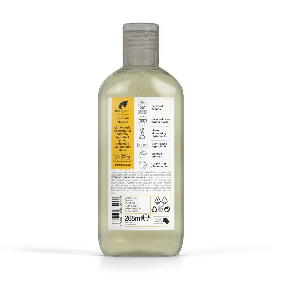 Champú de Vitamina E para cabello fino 265 ml - Imagen 4