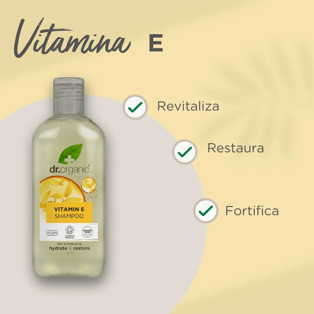 Champú de Vitamina E para cabello fino 265 ml - Imagen 2