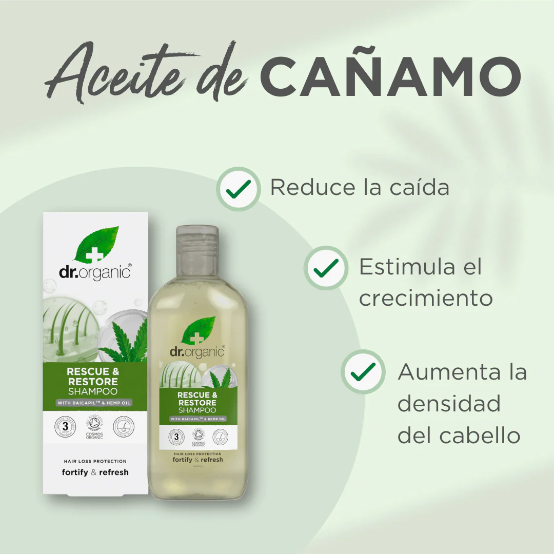 Champú rescate anticaída de Cáñamo 265ml - Imagen 2
