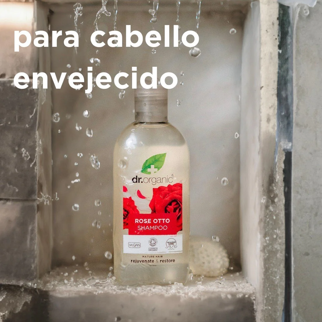 Champú Rosa Damascena para cabello seco y sin volumen 265ml - Imagen 3
